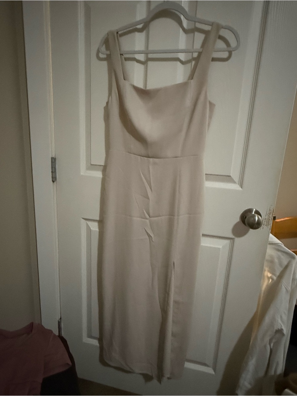 Aritzia Babaton Midi Dress – Light Taupe